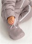 Комбинезон детский демисезонный Amarobaby Spring, лавандово-серый AB-OD23-6201N-LA-74