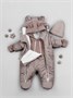 Комбинезон детский демисезонный Amarobaby Spring, лавандово-серый AB-OD23-6201N-LA-74