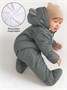 Комбинезон детский демисезонный Amarobaby Spring, серый AB-OD23-6201N-SE-74