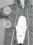 Комбинезон детский демисезонный Amarobaby Spring, серый AB-OD23-6201N-SE-74