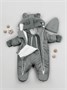 Комбинезон детский демисезонный Amarobaby Spring, серый AB-OD23-6201N-SE-74