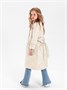 Пальто стёганое для девочек AmaroBaby TRENDY, молочный AB-OD22-TRENDY29/33-146