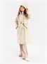 Пальто стёганое для девочек AmaroBaby TRENDY, молочный AB-OD22-TRENDY29/33-146
