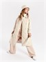 Пальто стёганое для девочек AmaroBaby TRENDY, молочный AB-OD22-TRENDY29/33-146