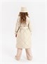Пальто стёганое для девочек AmaroBaby TRENDY, молочный AB-OD22-TRENDY29/33-146