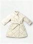 Пальто стёганое для девочек AmaroBaby TRENDY, молочный AB-OD22-TRENDY29/33-146