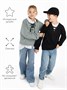 Свитшот детский Amarobaby Top, серый AB-OD23-T28/11-128