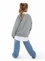 Свитшот детский Amarobaby Top, серый AB-OD23-T28/11-128