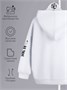Худи детское с капюшоном  Amarobaby Slang, белый AB-OD23-28S/00-128