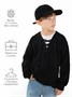 Свитшот детский Amarobaby Top, черный AB-OD23-T28/09-128