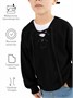 Свитшот детский Amarobaby Top, черный AB-OD23-T28/09-128