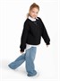 Свитшот детский Amarobaby Top, черный AB-OD23-T28/09-128