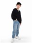 Свитшот детский Amarobaby Top, черный AB-OD23-T28/09-128