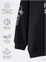Худи детское с капюшоном  Amarobaby Slang, черный AB-OD23-28S/09-128
