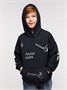 Худи детское с капюшоном  Amarobaby Slang, черный AB-OD23-28S/09-128