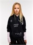 Худи детское с капюшоном  Amarobaby Slang, черный AB-OD23-28S/09-128