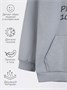 Худи детское с капюшоном  Amarobaby Slang, серый AB-OD23-28S/11-128