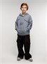Худи детское с капюшоном  Amarobaby Slang, серый AB-OD23-28S/11-128