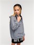 Худи детское с капюшоном  Amarobaby Slang, серый AB-OD23-28S/11-128