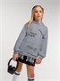 Худи детское с капюшоном  Amarobaby Slang, серый AB-OD23-28S/11-128