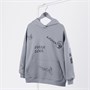 Худи детское с капюшоном  Amarobaby Slang, серый AB-OD23-28S/11-128