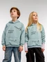 Худи детское с капюшоном  Amarobaby Slang, мятный AB-OD23-28S/32-128