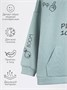 Худи детское с капюшоном  Amarobaby Slang, мятный AB-OD23-28S/32-128