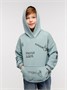 Худи детское с капюшоном  Amarobaby Slang, мятный AB-OD23-28S/32-128
