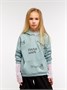 Худи детское с капюшоном  Amarobaby Slang, мятный AB-OD23-28S/32-128