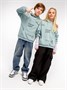 Худи детское с капюшоном  Amarobaby Slang, мятный AB-OD23-28S/32-128