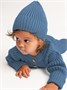 Шапка детская вязаная Amarobaby Pure Love Tot, демисезонная, голубой AB-OD22-PLT16/19-40