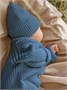 Шапка детская вязаная Amarobaby Pure Love Tot, демисезонная, голубой AB-OD22-PLT16/19-40
