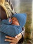 Шапка детская вязаная Amarobaby Pure Love Tot, демисезонная, голубой AB-OD22-PLT16/19-40