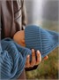 Шапка детская вязаная Amarobaby Pure Love Tot, демисезонная, голубой AB-OD22-PLT16/19-40
