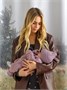 Шапка детская вязаная Amarobaby Pure Love Tot, демисезонная, пудровый AB-OD22-PLT16/27-40