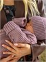 Шапка детская вязаная Amarobaby Pure Love Tot, демисезонная, пудровый AB-OD22-PLT16/27-40