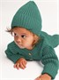 Шапка детская вязаная Amarobaby Pure Love Tot, демисезонная, зеленый AB-OD22-PLT16/13-40