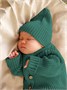 Шапка детская вязаная Amarobaby Pure Love Tot, демисезонная, зеленый AB-OD22-PLT16/13-40