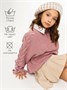 Свитер для девочки Amarobaby KNIT Wear, пудровый AB-OD21-KNITW2602/27-128