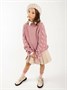 Свитер для девочки Amarobaby KNIT Wear, пудровый AB-OD21-KNITW2602/27-128