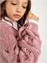 Свитер для девочки Amarobaby KNIT Wear, пудровый AB-OD21-KNITW2602/27-128
