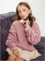 Свитер для девочки Amarobaby KNIT Wear, пудровый AB-OD21-KNITW2602/27-128
