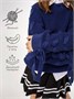 Свитер для девочки Amarobaby KNIT Wear, синий AB-OD21-KNITW2602/20-128
