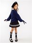 Свитер для девочки Amarobaby KNIT Wear, синий AB-OD21-KNITW2602/20-128