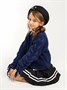 Свитер для девочки Amarobaby KNIT Wear, синий AB-OD21-KNITW2602/20-128