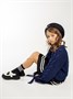 Свитер для девочки Amarobaby KNIT Wear, синий AB-OD21-KNITW2602/20-128