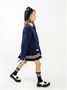 Свитер для девочки Amarobaby KNIT Wear, синий AB-OD21-KNITW2602/20-128