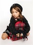 Свитер для девочки Amarobaby KNIT Wear, черный AB-OD21-KNITW2602/09-128