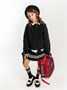 Свитер для девочки Amarobaby KNIT Wear, черный AB-OD21-KNITW2602/09-128