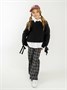 Свитер для девочки Amarobaby KNIT Wear, черный AB-OD21-KNITW2602/09-128